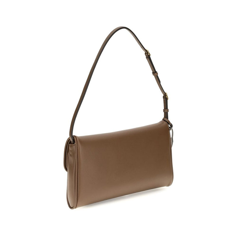 Sac bandoulière Valentino Garavani Bos Taurus en cuir de veau marron