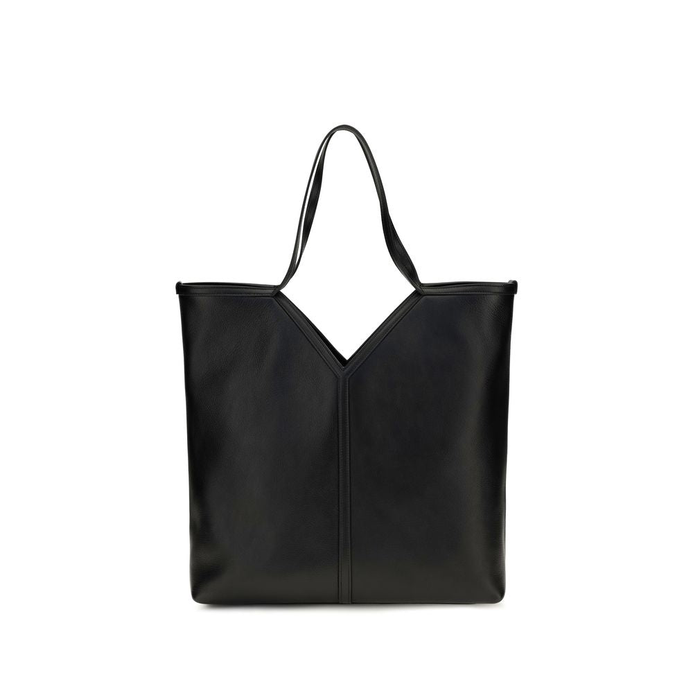 Sac bandoulière Saint Laurent Bos Taurus en cuir de veau noir