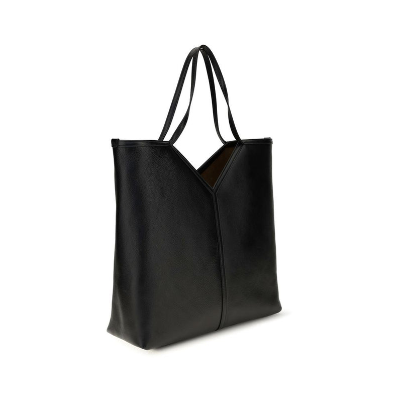 Sac bandoulière Saint Laurent Bos Taurus en cuir de veau noir