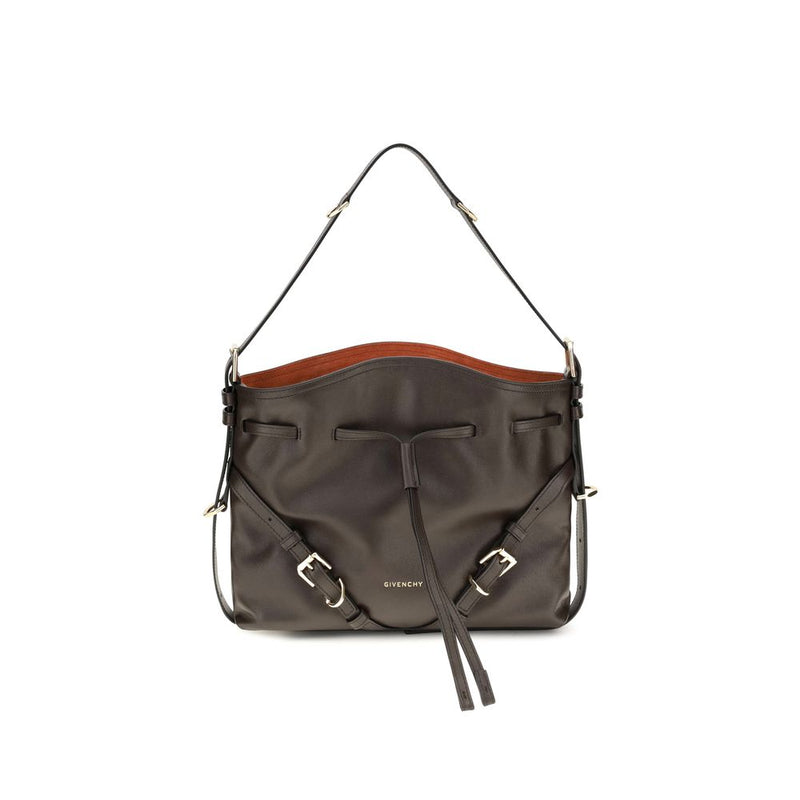 Sac seau Givenchy en cuir de veau marron Bos Taurus