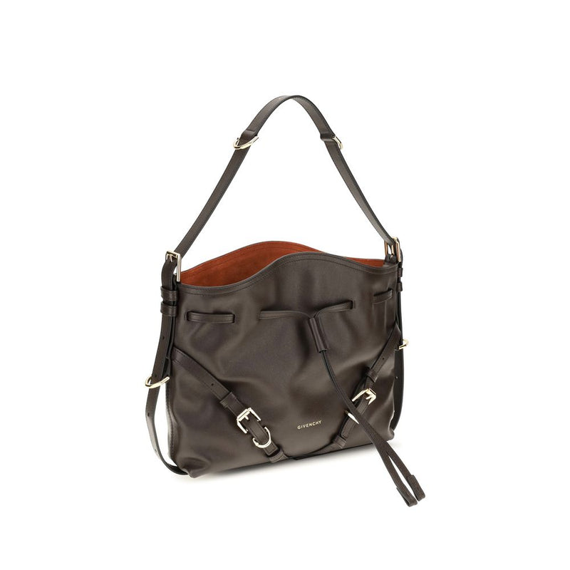 Sac seau Givenchy en cuir de veau marron Bos Taurus