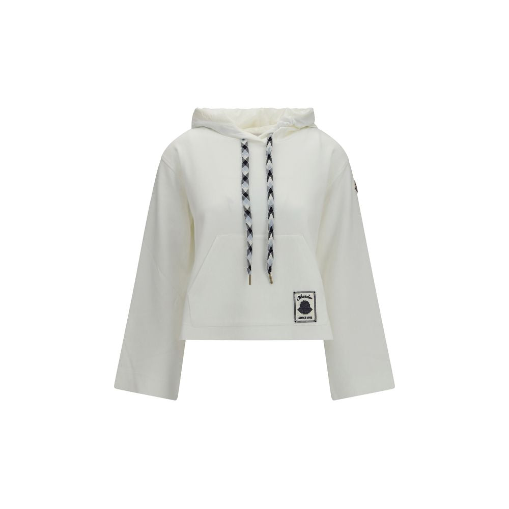 Sweat-shirt Moncler en coton blanc