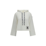 Sweat-shirt Moncler en coton blanc
