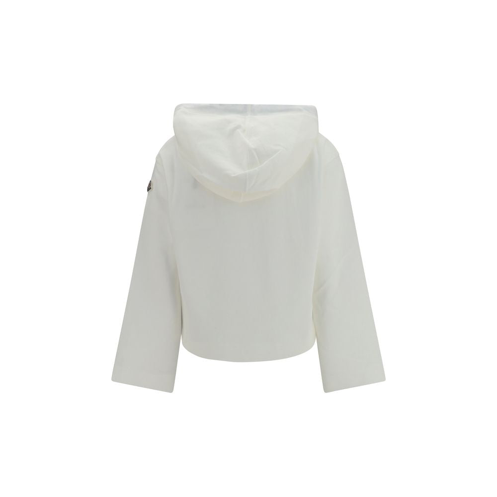 Sweat-shirt Moncler en coton blanc