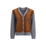 Cardigan en laine Prada multicolore Oves Aries