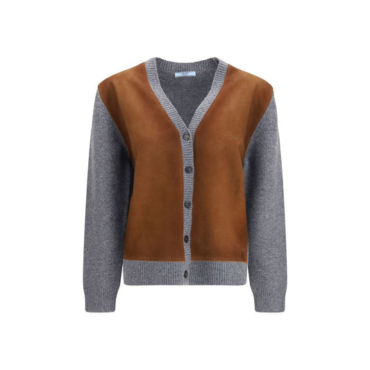 Cardigan en laine Prada multicolore Oves Aries