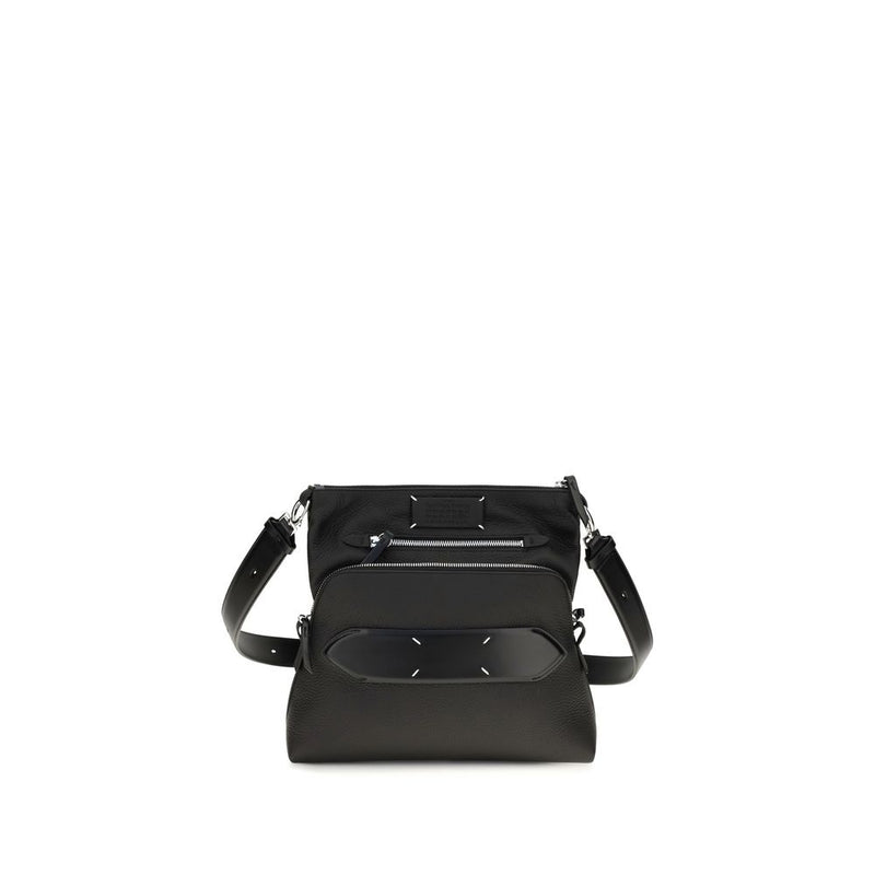 Sac porté épaule Maison Margiela en agneau noir Ovis Aries Aries
