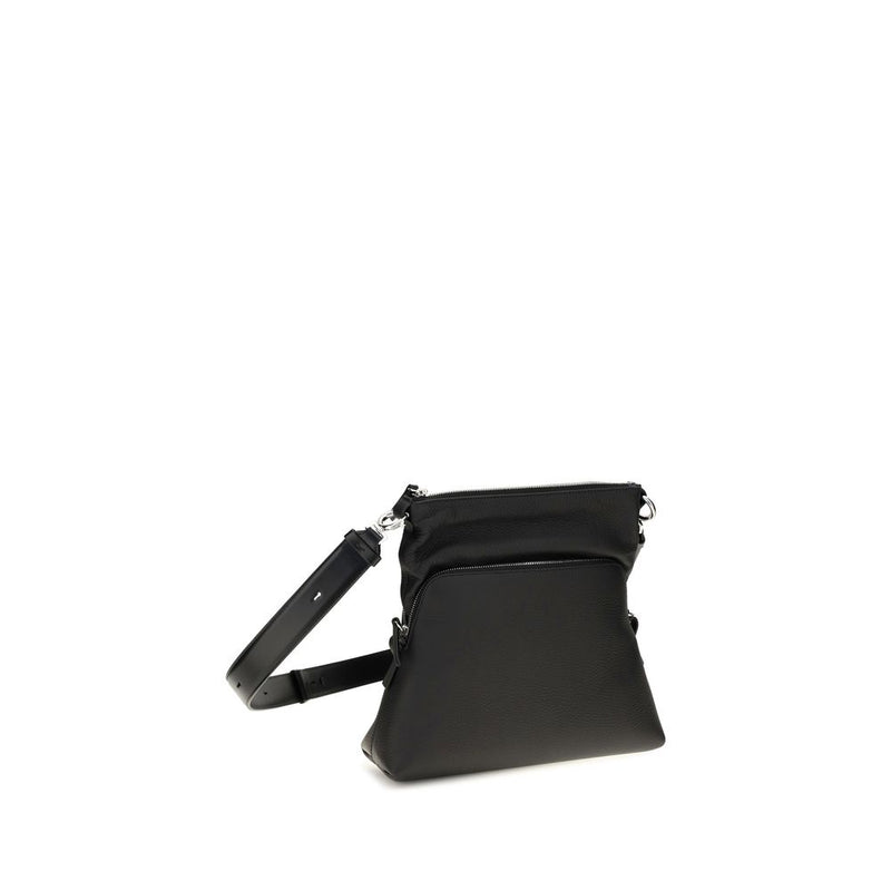 Sac porté épaule Maison Margiela en agneau noir Ovis Aries Aries