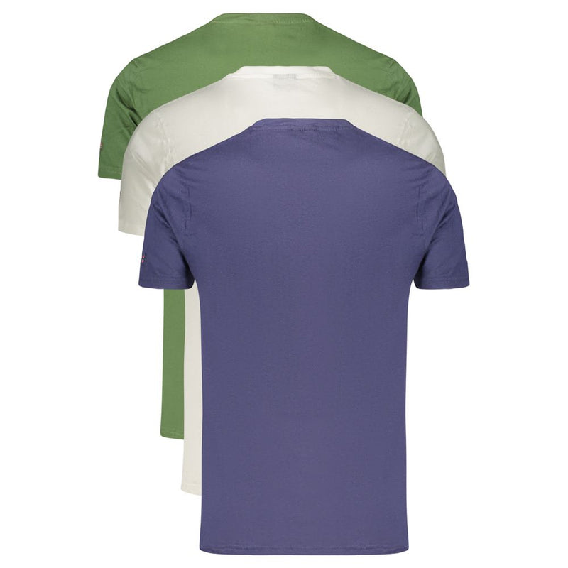 T-shirt homme en coton vert Norvège 1963