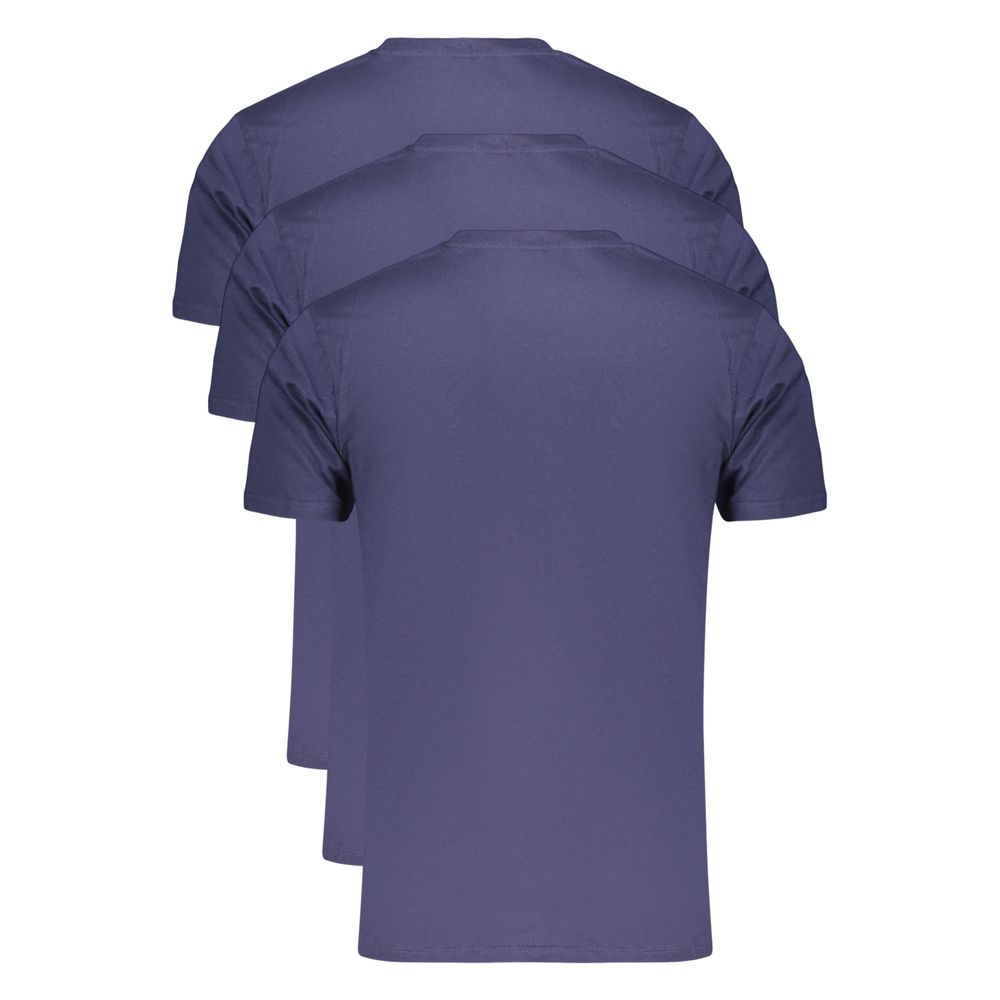 Norvège 1963 T-shirt en coton bleu pour homme