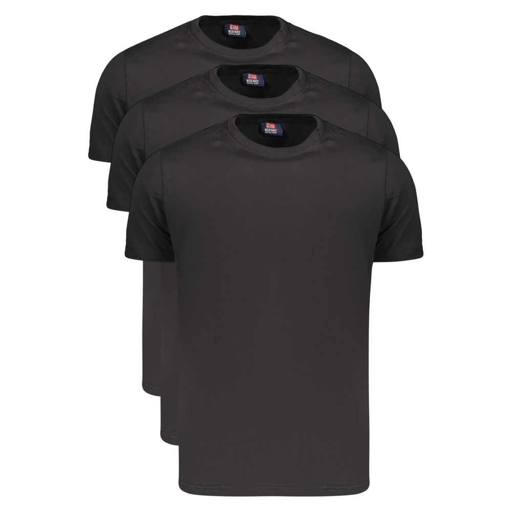 Norway 1963 Nero Coton T-Shirt Homme