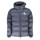 Blouson en nylon bleu Calvin Klein pour homme