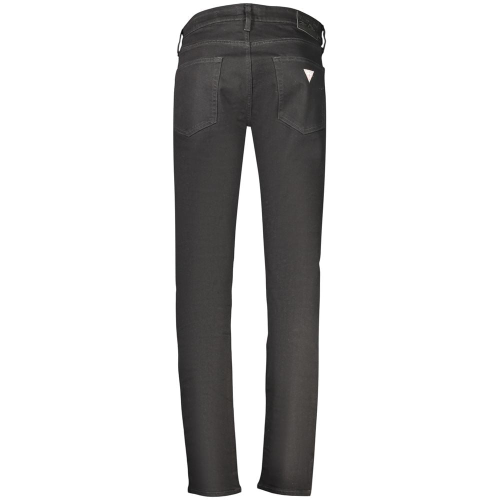 Jean Nero en coton Guess pour homme