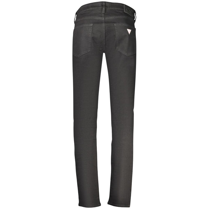 Jean Nero en coton Guess pour homme