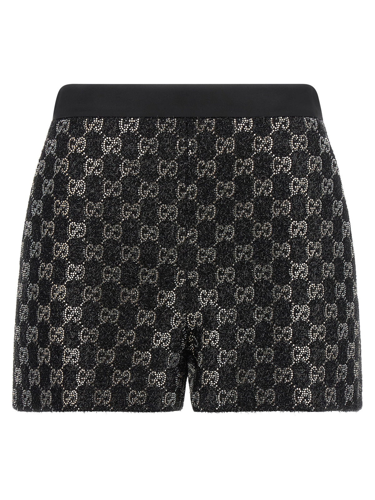 Shorts Bermuda Gucci Noirs en Viscose