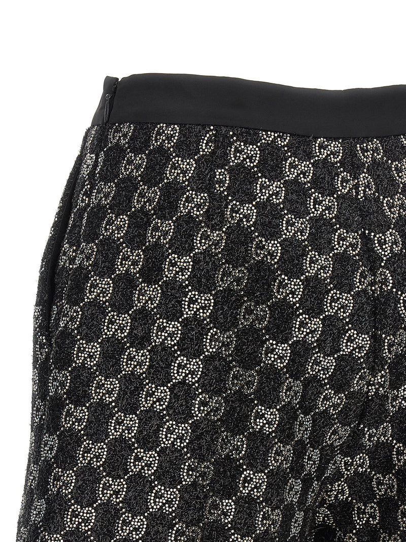 Shorts Bermuda Gucci Noirs en Viscose