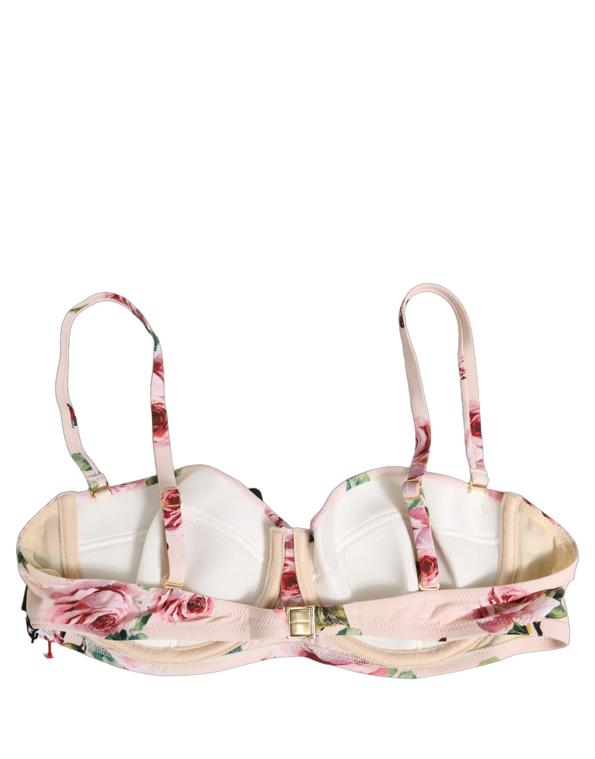 Haut de bikini armatures Dolce & Gabbana imprimé floral rose