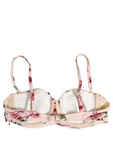 Haut de bikini armatures Dolce & Gabbana imprimé floral rose