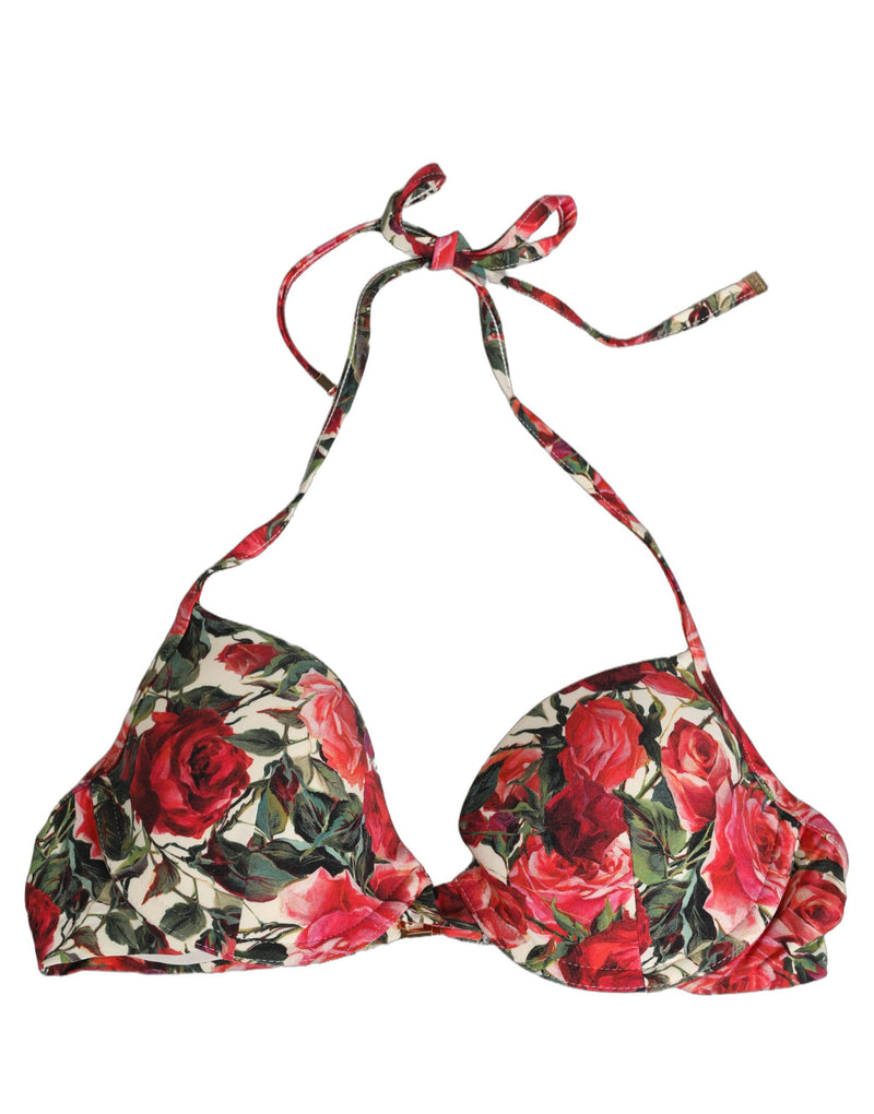 Haut de bikini Dolce & Gabbana imprimé floral multicolore