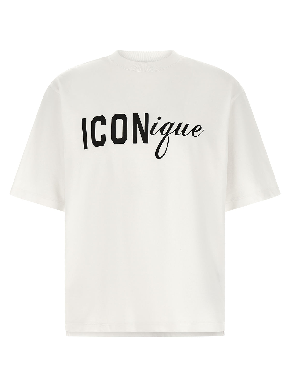 T-shirt en coton blanc Dsquared²
