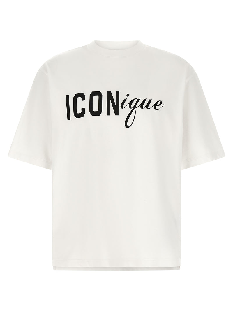 T-shirt en coton blanc Dsquared²