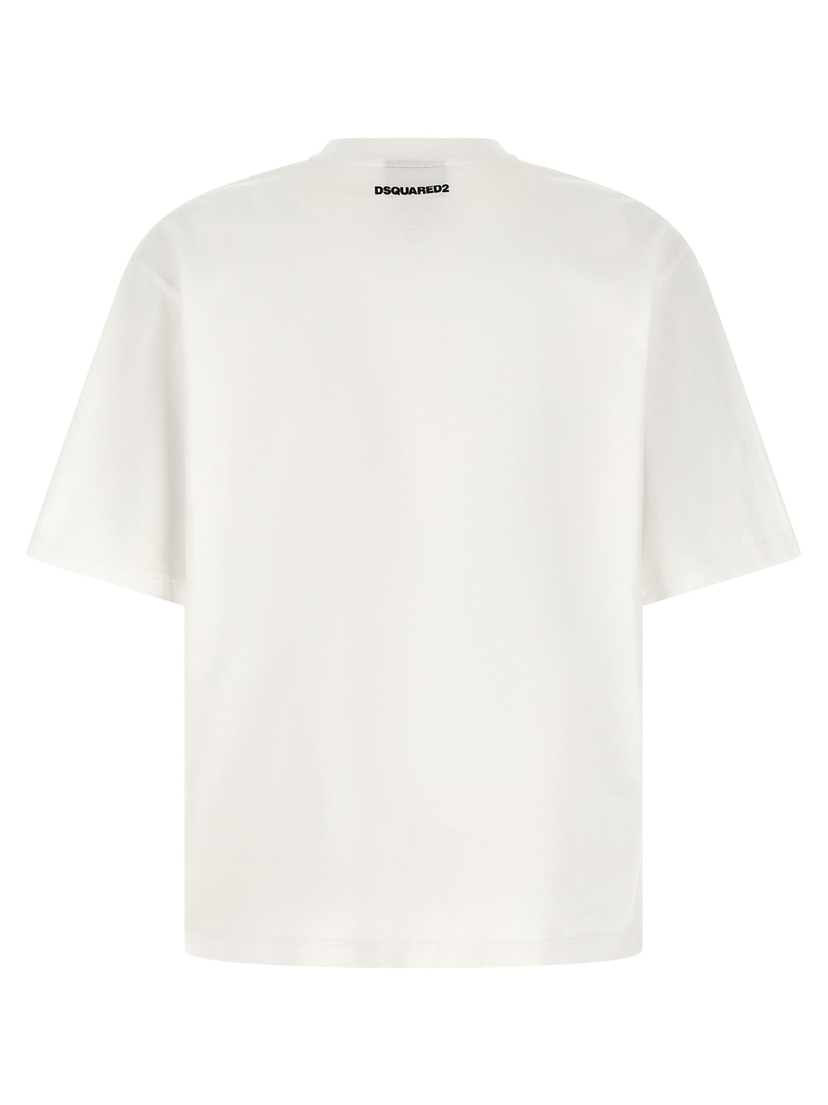 T-shirt en coton blanc Dsquared²