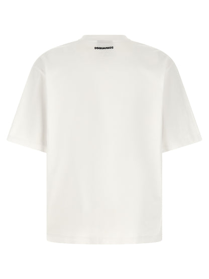 Dsquared² White Cotton T-Shirt