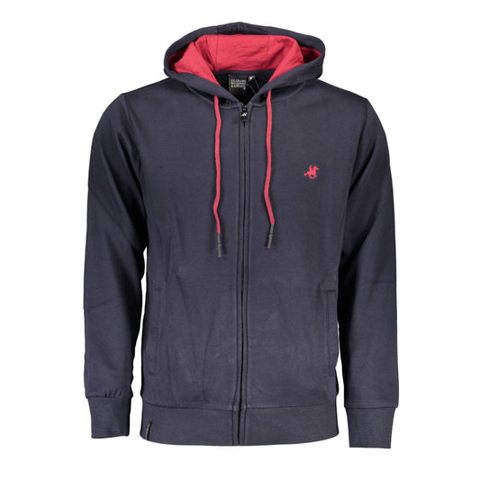 U.S. Grand Polo Blue Cotton Men Sweatshirt