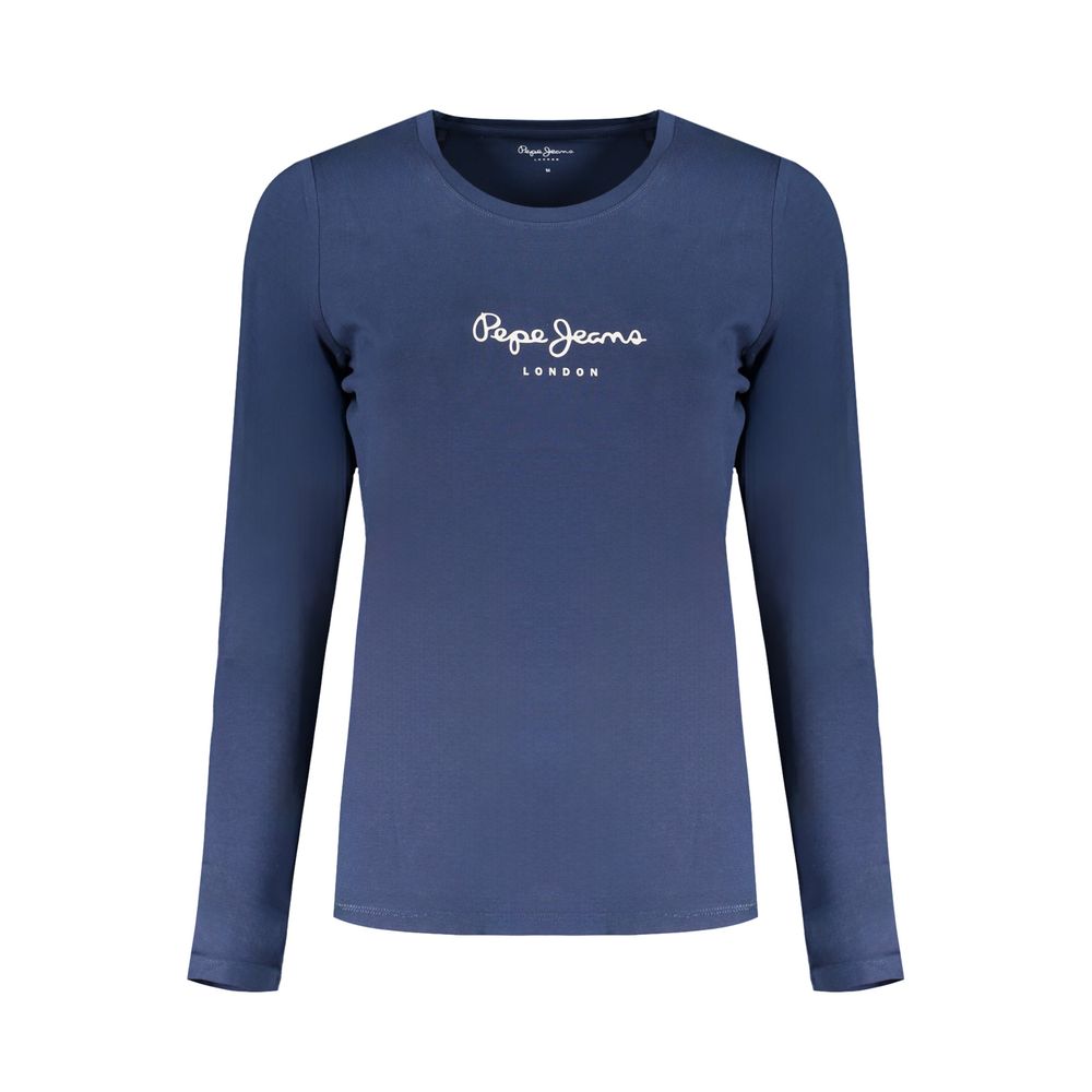 T-shirt Pepe Jeans bleu en coton pour femme