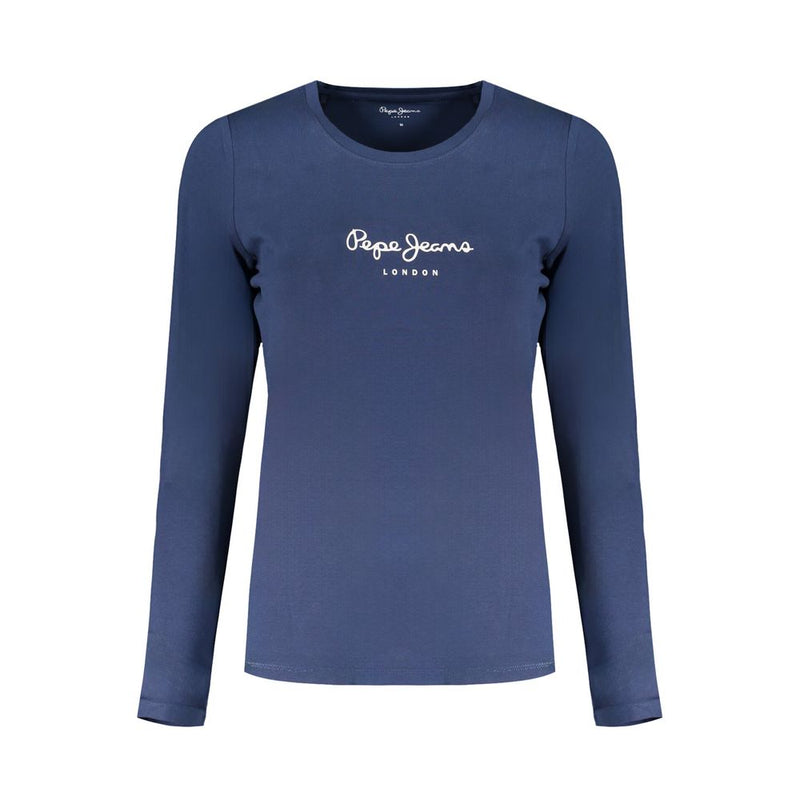 T-shirt Pepe Jeans bleu en coton pour femme
