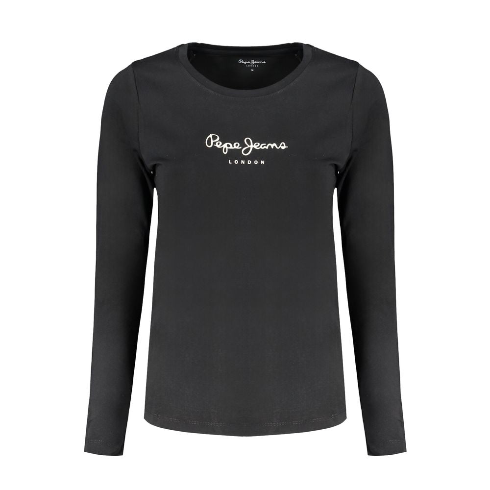 T-shirt Pepe Jeans en coton noir pour femme