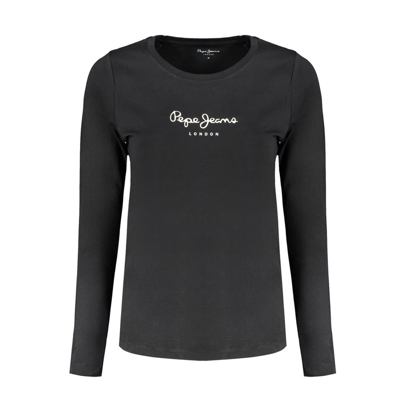 T-shirt Pepe Jeans en coton noir pour femme