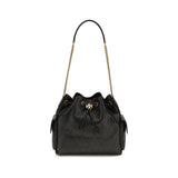 Sac à bandoulière en cuir de veau noir Bos Taurus Tory Burch