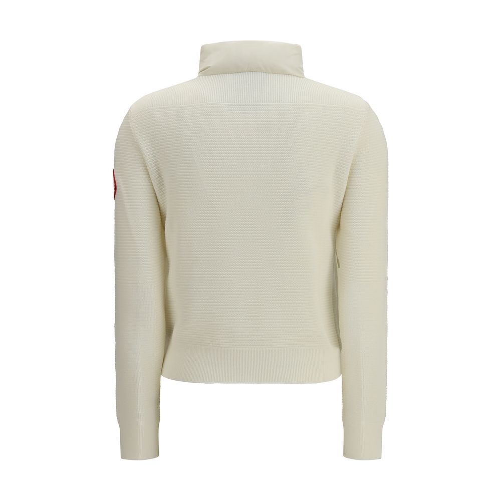 Veste longue en laine beige Oves Aries de Canada Goose