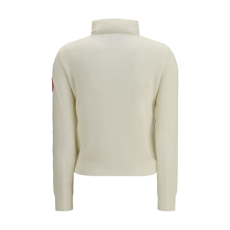 Veste longue en laine beige Oves Aries de Canada Goose