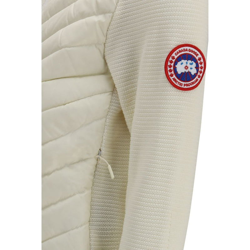 Veste longue en laine beige Oves Aries de Canada Goose