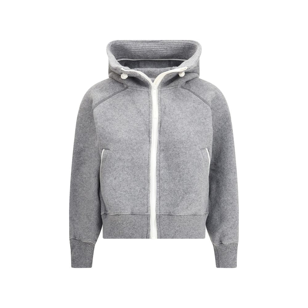 Canada Goose Blouson aviateur gris en laine