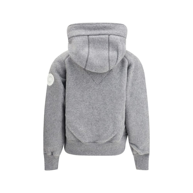 Canada Goose Blouson aviateur gris en laine