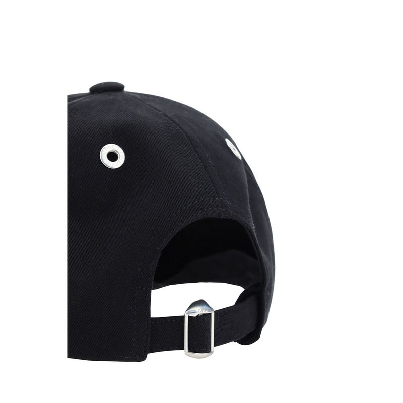 Casquette Ami Paris en coton noir (casquette de baseball)