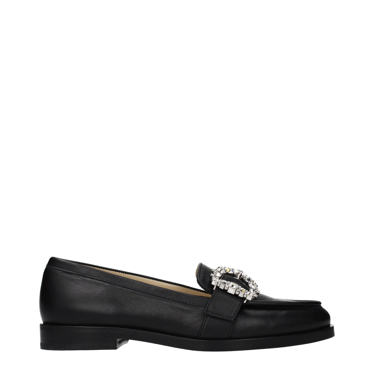 Mocassins Jimmy Choo en cuir noir