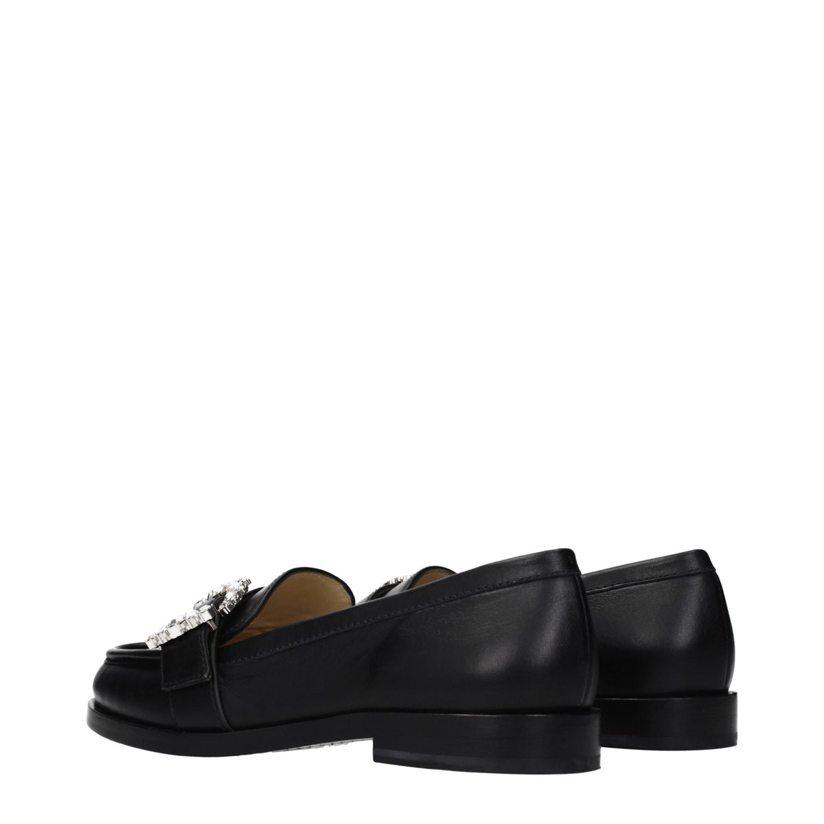 Mocassins Jimmy Choo en cuir noir
