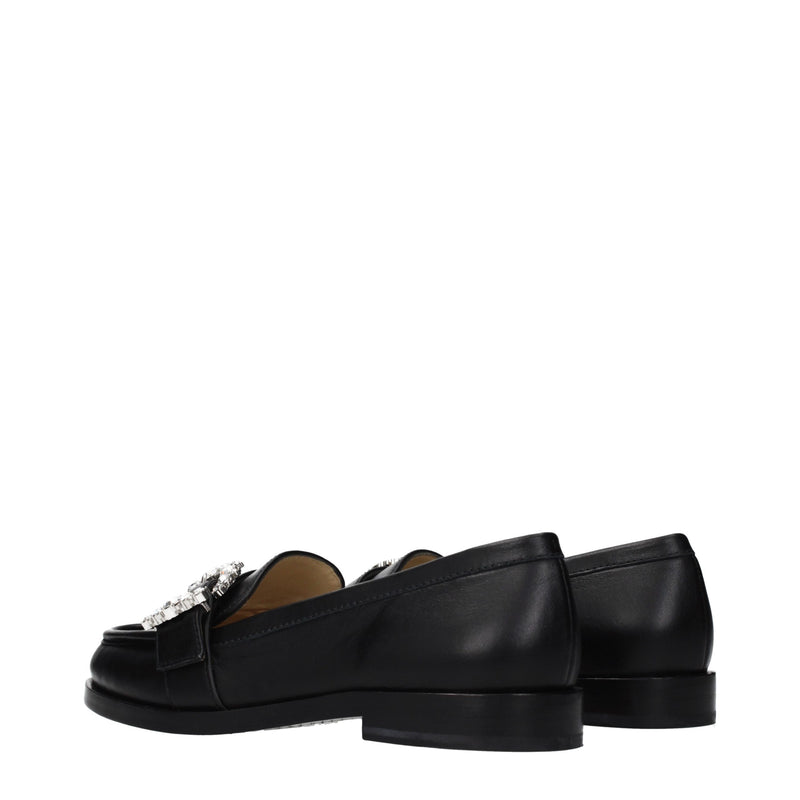 Mocassins Jimmy Choo en cuir noir
