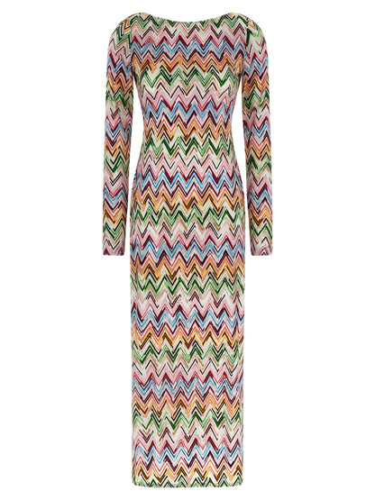 Missoni Multicolor Viscose Long Dress
