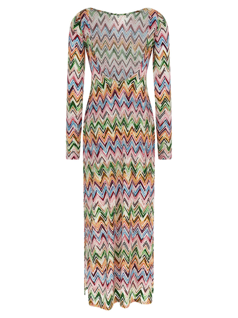 Robe longue Missoni multicolore en viscose
