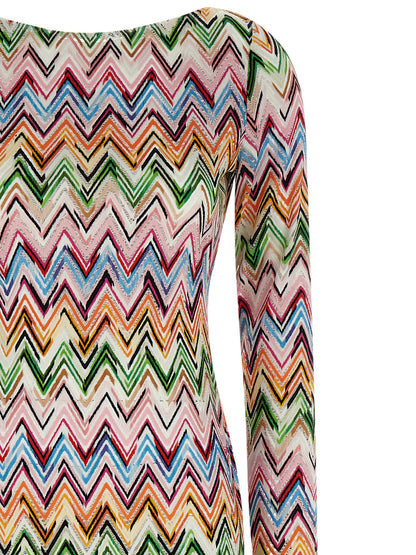 Missoni Multicolor Viscose Long Dress