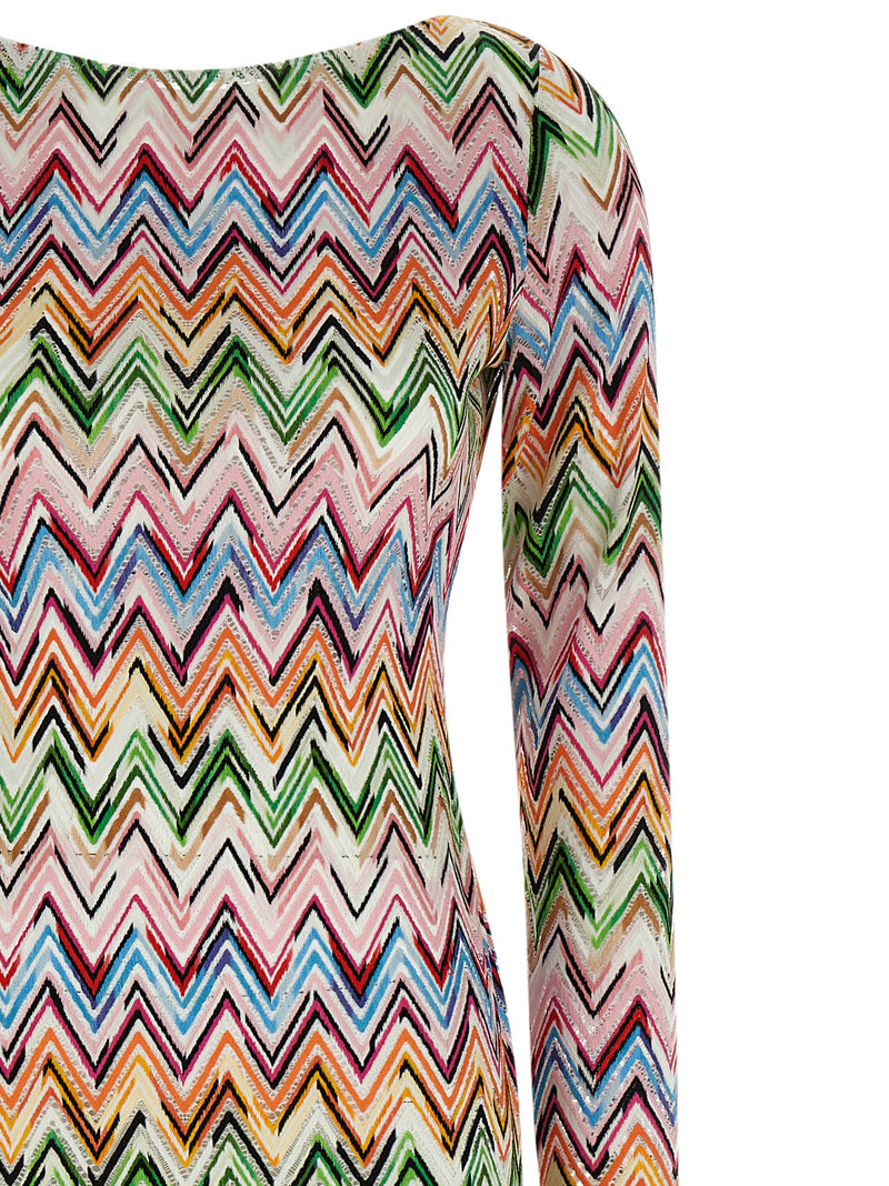 Robe longue Missoni multicolore en viscose