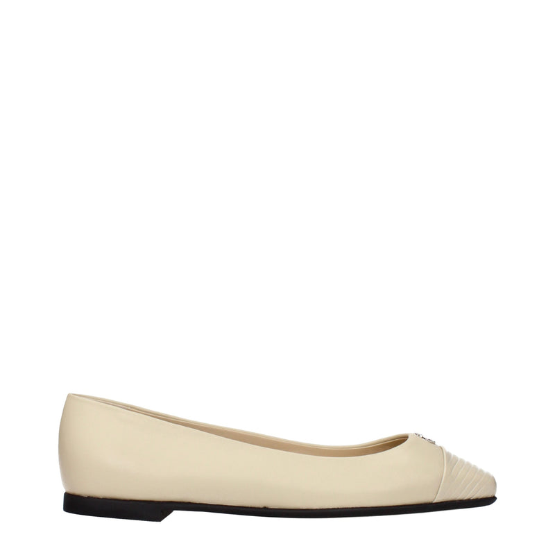 Ballerines Jimmy Choo en cuir beige