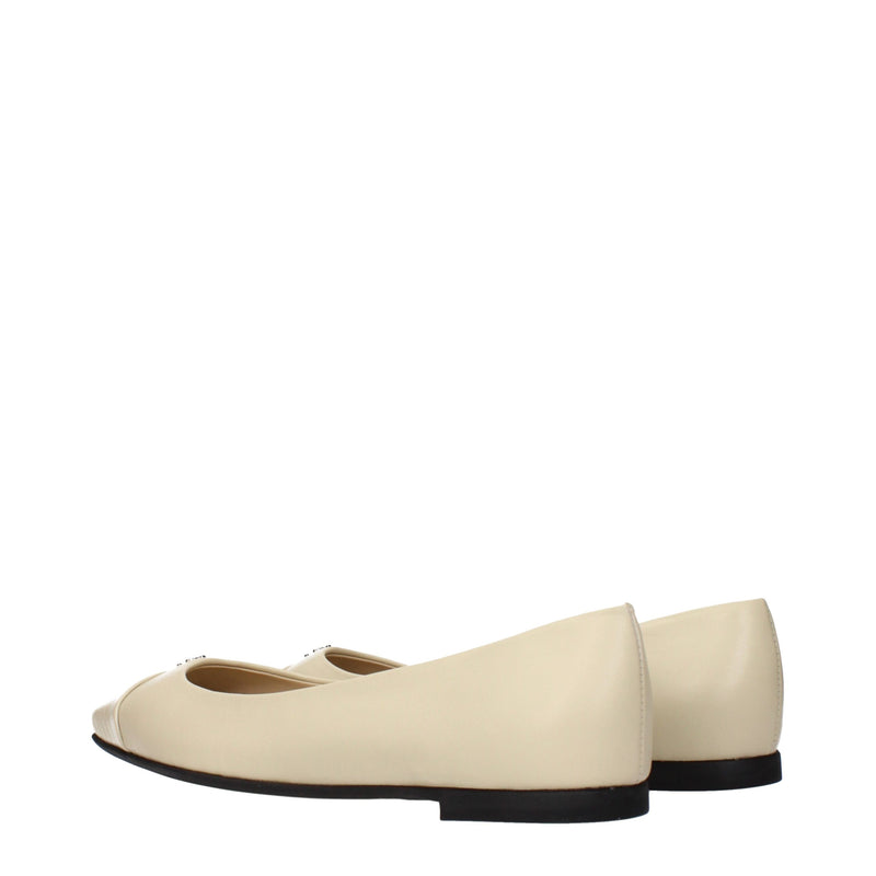 Ballerines Jimmy Choo en cuir beige