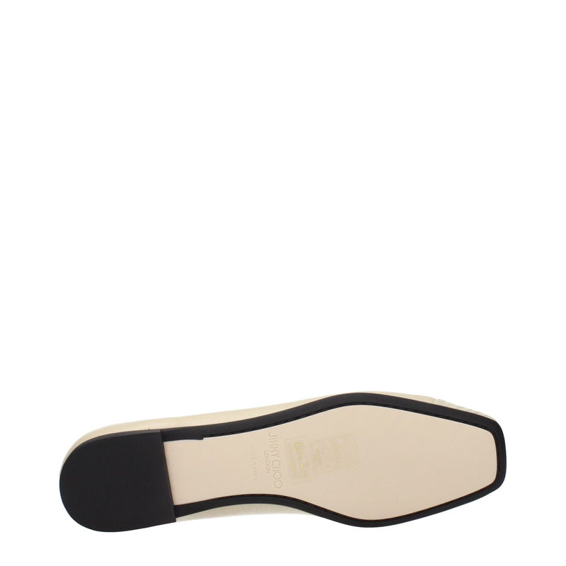 Ballerines Jimmy Choo en cuir beige