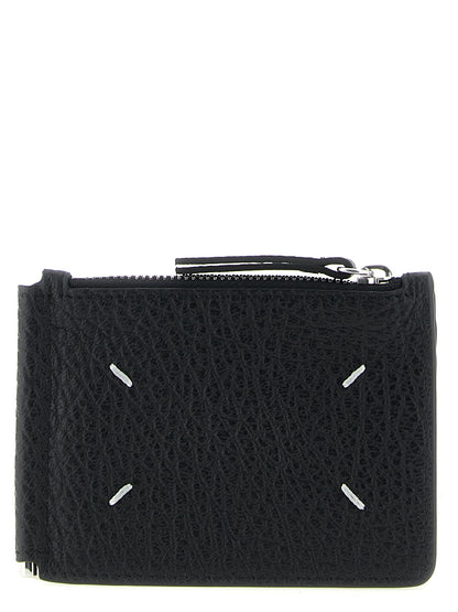 Maison Margiela Black Calfskin Leather Wallet